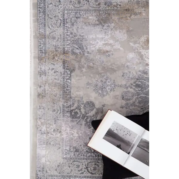 Χαλί Bamboo Silk 8098A L.GREY ANTHRACITE Royal Carpet