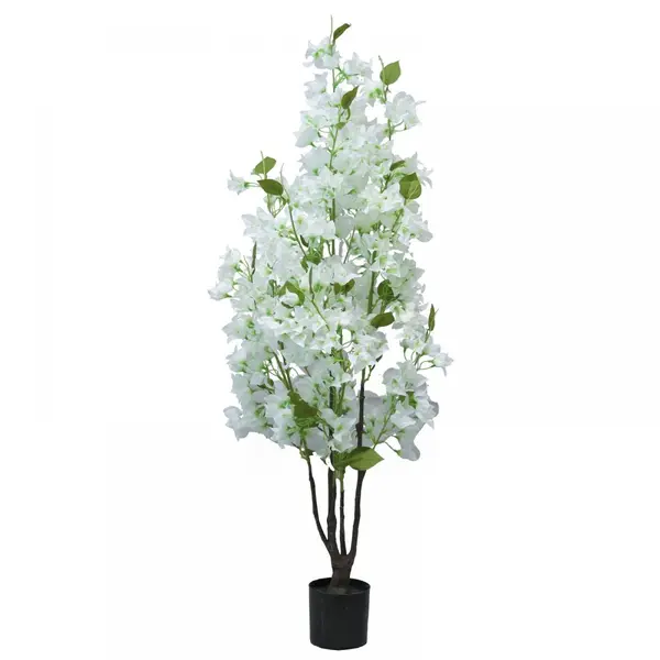 Supergreens Τεχνητό Δέντρο Βουκαμβίλια "Spectabilis" Λευκό 55x55x120 εκ.