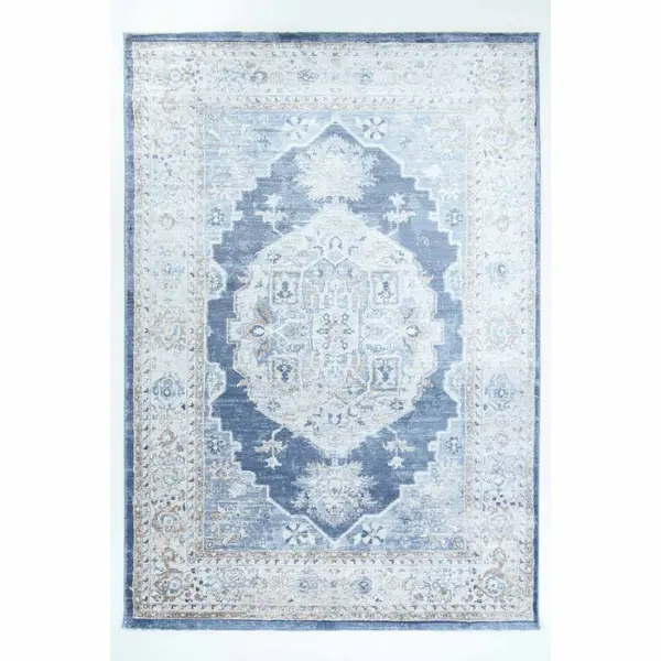Χαλί ezzo Barocco D382AH9 DARK BLUE