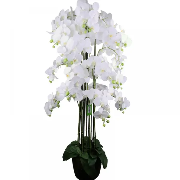 Supergreens Τεχνητό Φυτό Ορχιδέα Phalaenopsis Λευκό 153 εκ.
