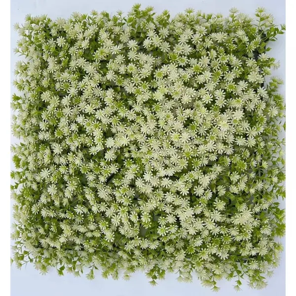 Supergreens Τεχνητή Φυλλωσιά Moss "Haircap" Λευκή 50x50 εκ.