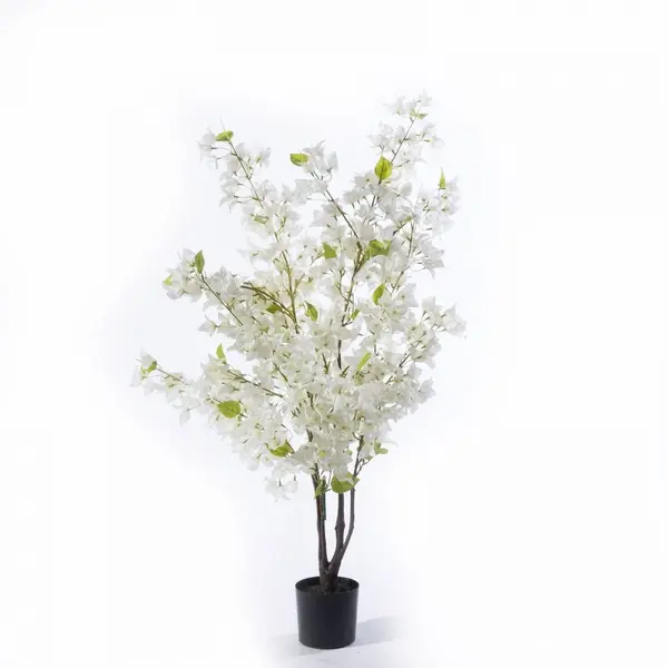 Supergreens Τεχνητό Δέντρο Βουκαμβίλια "Spectabilis" Λευκό 55x55x120 εκ.