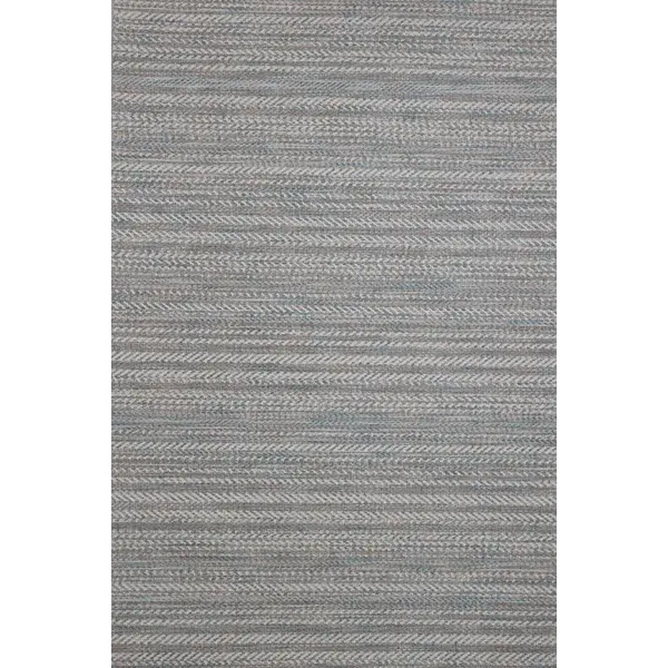 Ψάθινο χαλί Breeze 187/13 Γκρι Μπέζ Πετρόλ Ρίγες με το μέτρο - Colore Colori