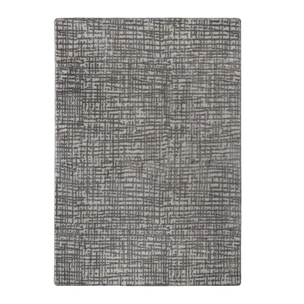 Μοντέρνο χαλι με το μέτρο Best 83G Light Grey - Vizon Ns Carpets