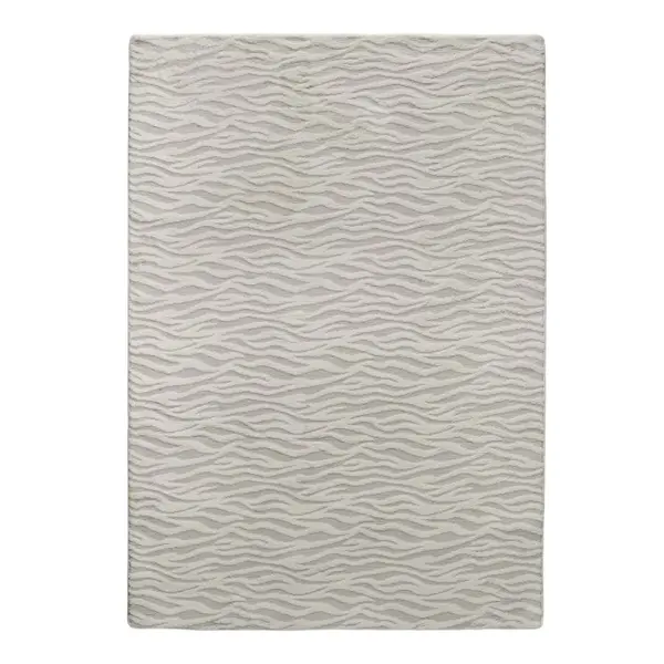Μοντέρνο χαλι με το μέτρο Best 84G Cream - White Ns Carpets