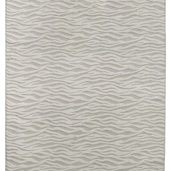 Μοντέρνο χαλι με το μέτρο Best 84G Cream - White Ns Carpets