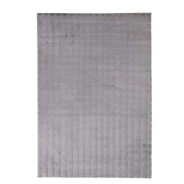 Γούνινο Χαλί Bunny BUBBLE GREY Royal Carpet