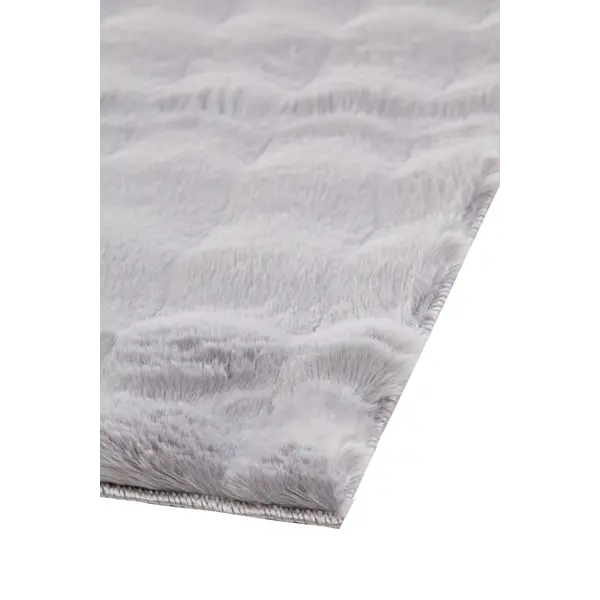 Γούνινο Χαλί Bunny BUBBLE GREY Royal Carpet