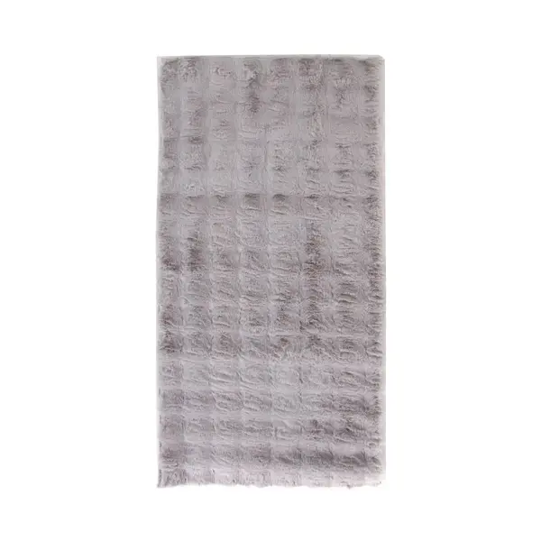 Γούνινο Χαλί Bunny BUBBLE GREY Royal Carpet