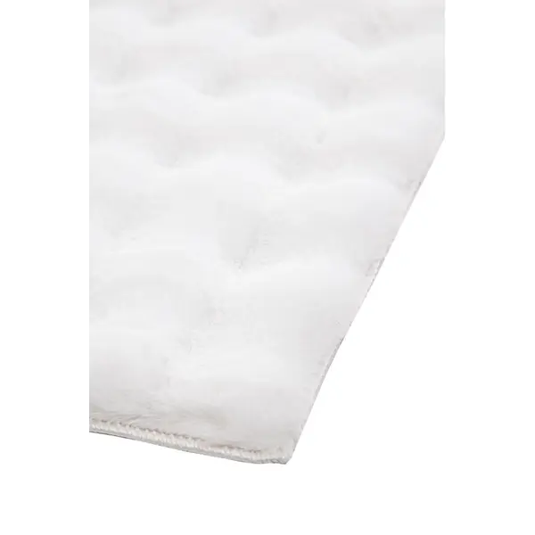 Γούνινο Χαλί Bunny BUBBLE WHITE Royal Carpet