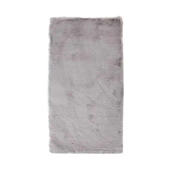 Γούνινο Χαλί Bunny RABBIT GREY Royal Carpet