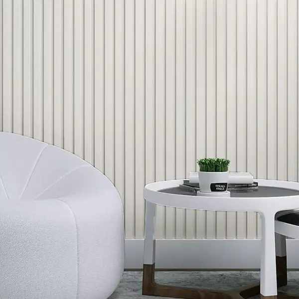 MDF PANEL ΜΕ 3D ΠΗΧΑΚΙΑ 502040 BEAT ST 16/119/2750mm WHITE