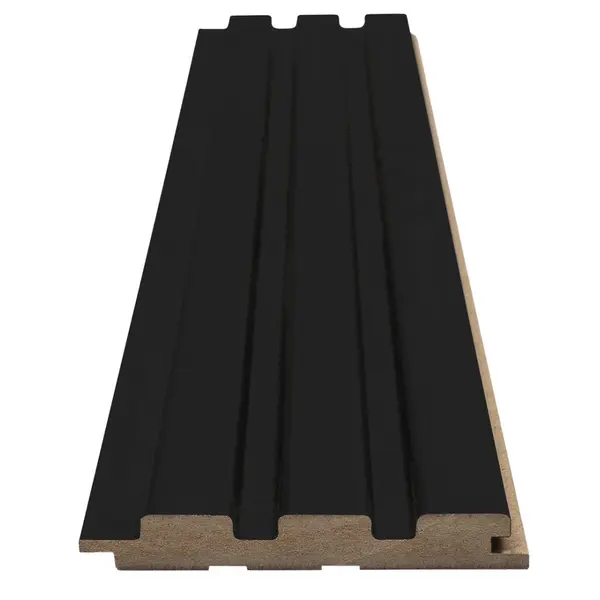 MDF PANEL ΜΕ 3D ΠΗΧΑΚΙΑ 505090 BEAT ST 16/119/2750mm BLACK