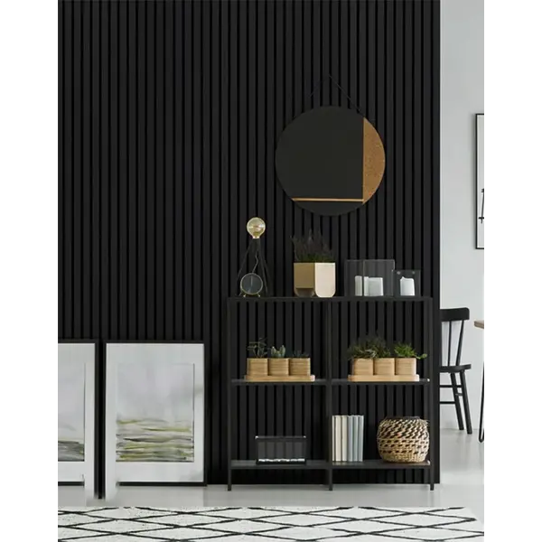 MDF PANEL ΜΕ 3D ΠΗΧΑΚΙΑ 505090 BEAT ST 16/119/2750mm BLACK