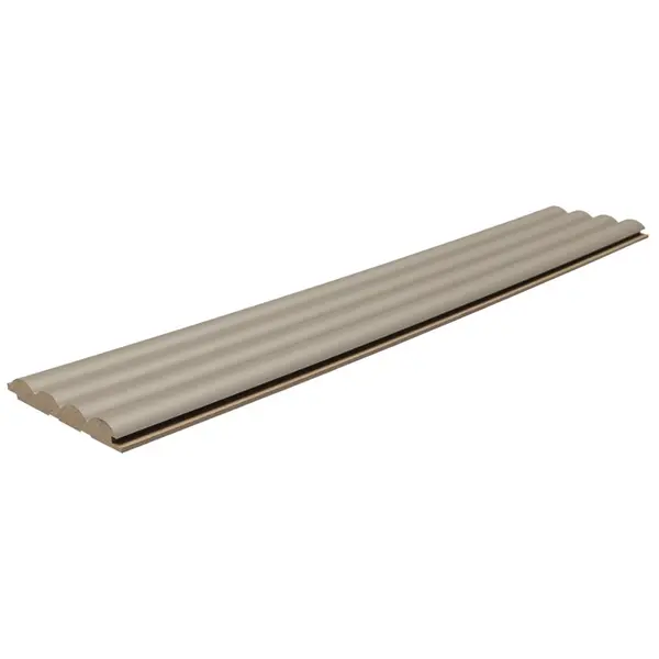 MDF PANEL ΜΕ 3D ΠΗΧΑΚΙΑ 806090 WAVE DL 16/119/2750mm SAND GREY