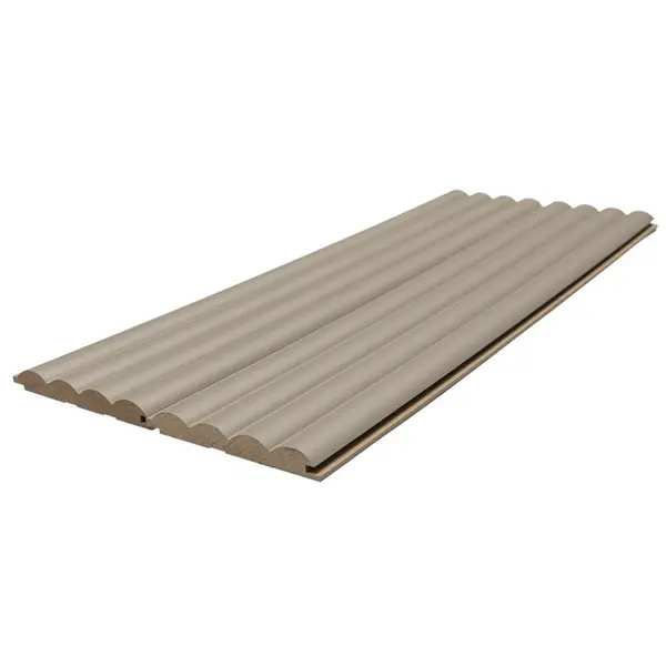 MDF PANEL ΜΕ 3D ΠΗΧΑΚΙΑ 806090 WAVE DL 16/119/2750mm SAND GREY