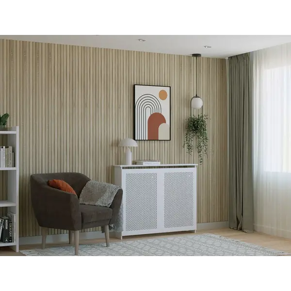 MDF PANEL ME 3D ΠΗΧΑΚΙΑ 801050 WAVE ST 16/119/2750mm SONOMA OAK