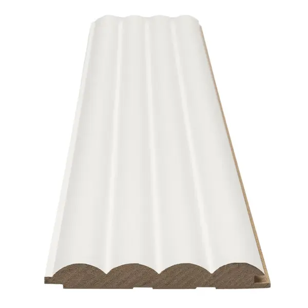 MDF PANEL ΜΕ 3D ΠΗΧΑΚΙΑ 802040 WAVE ST 16/119/2750mm WHITE