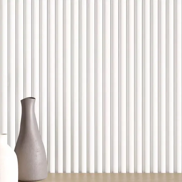 MDF PANEL ΜΕ 3D ΠΗΧΑΚΙΑ 802040 WAVE ST 16/119/2750mm WHITE