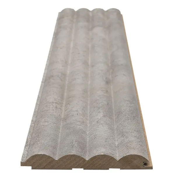 MDF PANEL ME 3D ΠΗΧΑΚΙΑ 804070 WAVE ST 16/119/2750mm CHICAGO CONORETE