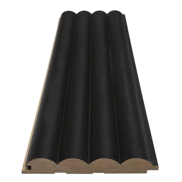 MDF PANEL ME 3D ΠΗΧΑΚΙΑ 805090 WAVE ST 16/119/2750mm BLACK EDITION