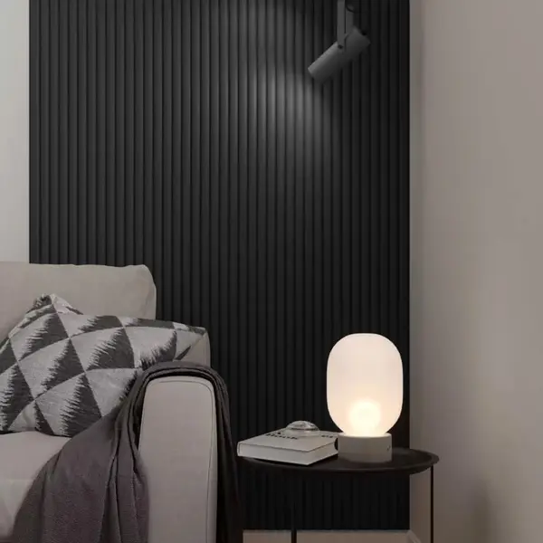 MDF PANEL ME 3D ΠΗΧΑΚΙΑ 805090 WAVE ST 16/119/2750mm BLACK EDITION