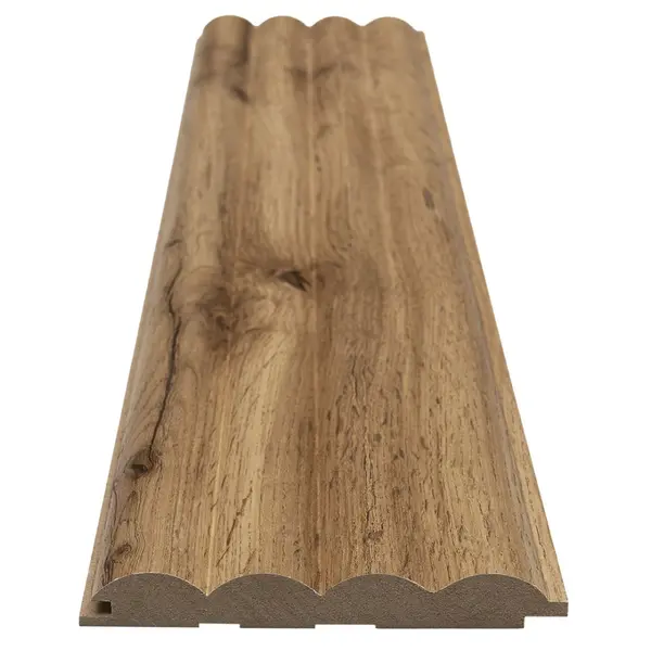 MDF PANEL ΜΕ 3D ΠΗΧΑΚΙΑ 808090 WAVE ST 16/119/2750mm PECAN