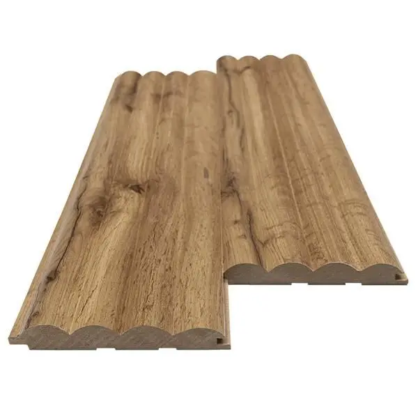 MDF PANEL ΜΕ 3D ΠΗΧΑΚΙΑ 808090 WAVE ST 16/119/2750mm PECAN