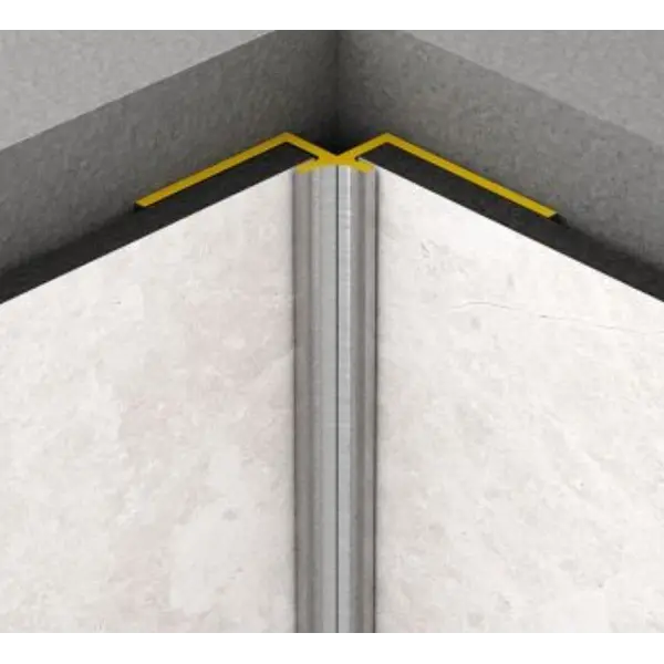 ΠΡΟΦΙΛ ΑΛΟΥΜΙΝΙΟΥ ΕΣΩΤΕΡΙΚΗ ΓΩΝΙΑ Ν03 12mm ΓΙΑ PVC WALL PANEL NewPlan