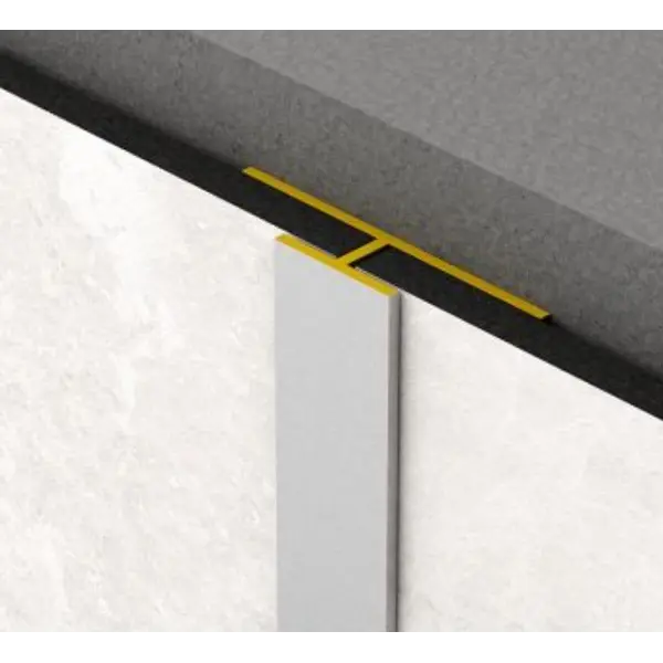 ΠΡΟΦΙΛ ΑΛΟΥΜΙΝΙΟΥ Τ ΕΝΩΣΗΣ Ν02 10mm ΓΙΑ PVC WALL PANEL NewPlan