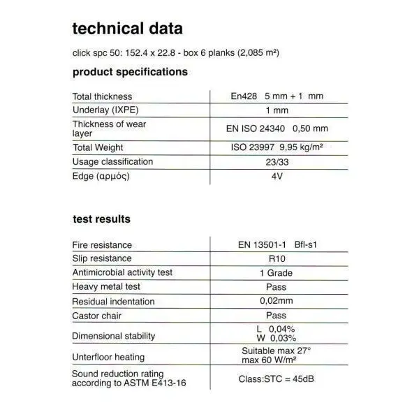 Κουμπωτή Βινυλική Λωρίδα SPC Evolution 882-1