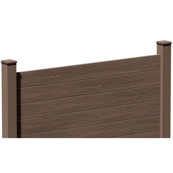 Άνω WPC Σανίδα Περίφραξης Dune 150mmx1730mm Brown