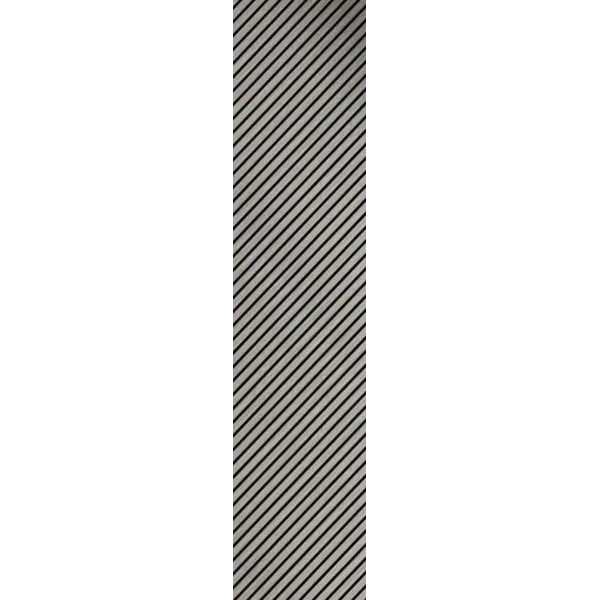 Acoustic MDF Wall Panels με 3D πηχάκια Acoustic Diagonal Grey 22wv