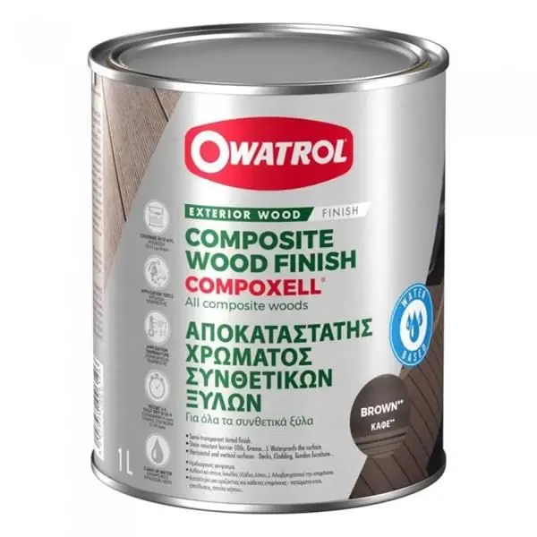 ΑΠΟΚΑΤΑΣΤΑΤΗΣ ΧΡΩΜΑΤΟΣ  OWATROL COMPOXELL  BROWN - 1L