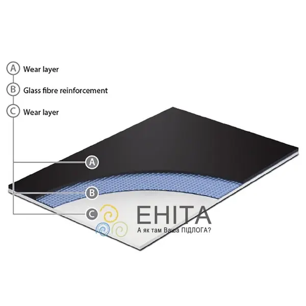 Δάπεδο Grabo Duett ιδανικό για χορό 6875-1535 Black - Grey