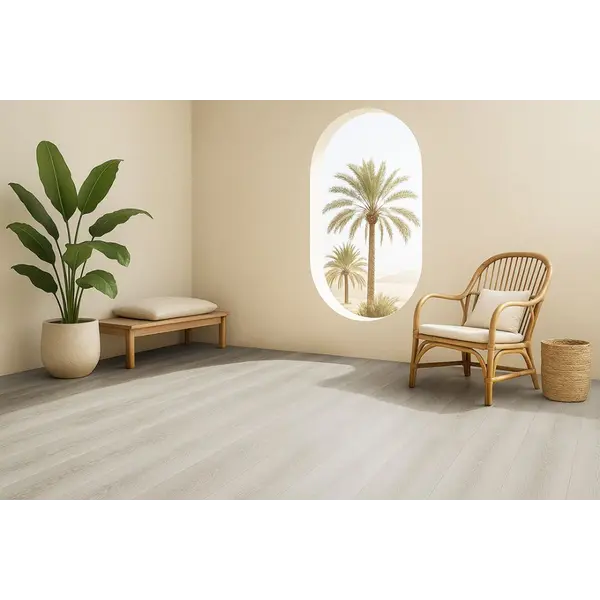 BASIC LVT ΒΙΝΥΛΙΚΗ ΛΩΡΙΔΑ 2mm GREY OAK 98282