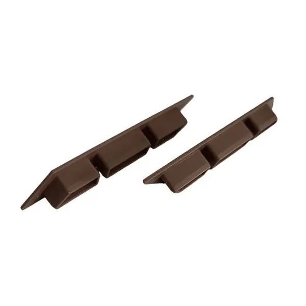 ΤΑΠΑ ΠΛΑΣΤΙΚΗ ΓΙΑ DECK ΠΕΡΙΦΡΑΞΗΣ PRIVE 12mm 60110 D.BROWN LEFT