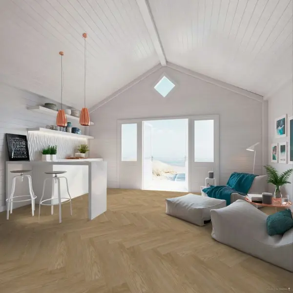 Δάπεδο Laminate Ψαροκόκκαλο My Floor Castle ΜΗ1002 Girona Oak 10mm