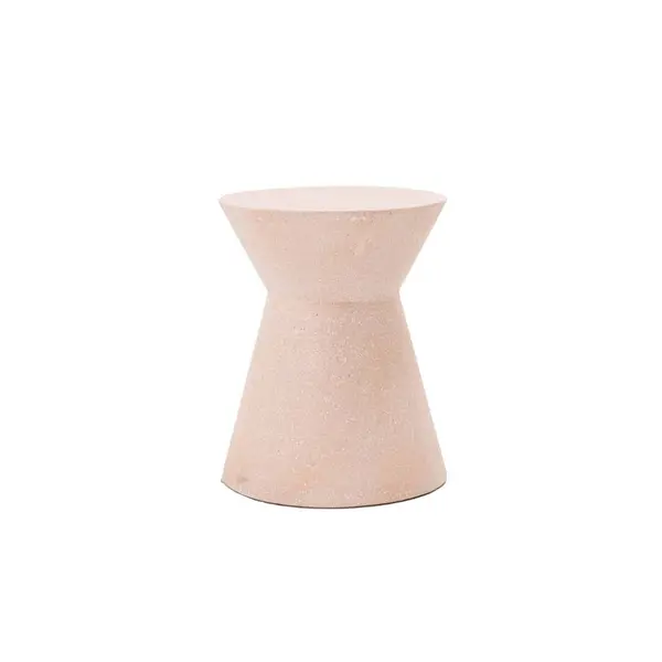 Σκαμπό Biella Terazzo Pink White (35x35x44) Soulworks 0800002