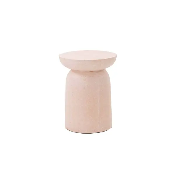 Σκαμπό Rieti Terazzo Pink White (35x35x45) Soulworks 0800008