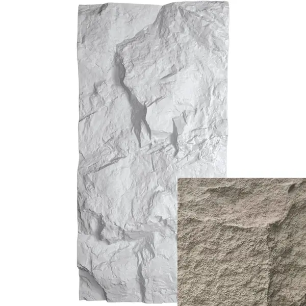 Πανελ επένδυσης Βράχου PU Rock 3D Μπεζ