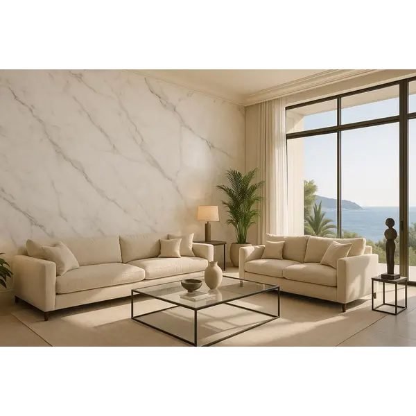 PVC WALL PANEL  2.8/1220/2800mm  CARRARA BIANCO 101