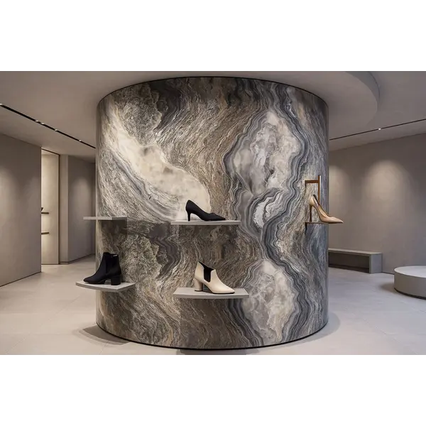 PVC WALL PANEL  2.8/1220/2800mm ONYX GREY 870