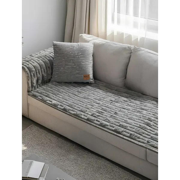 Μεμονωμένο γούνινo κάλύμμα FLAURA GREY 