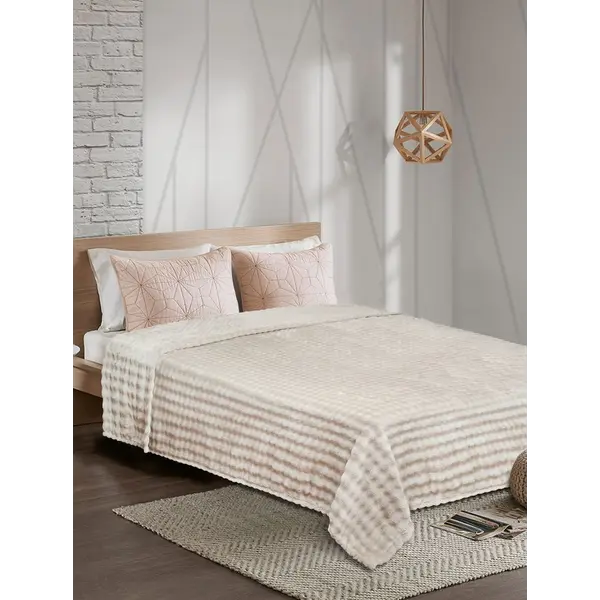 Κουβέρτα Fleece PUFFELLA BEIGE 