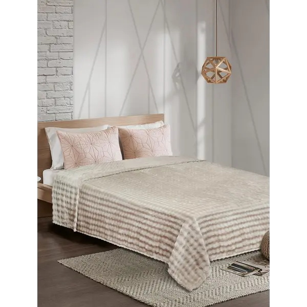 Κουβέρτα Fleece PUFFELLA BROWN 