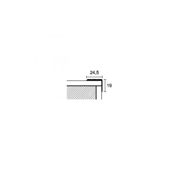 ΓΩΝΙΑ ΑΥΤΟΚΟΛΛΗΤΗ 74A ΑΣΗΜΙ 24mm x 20mm