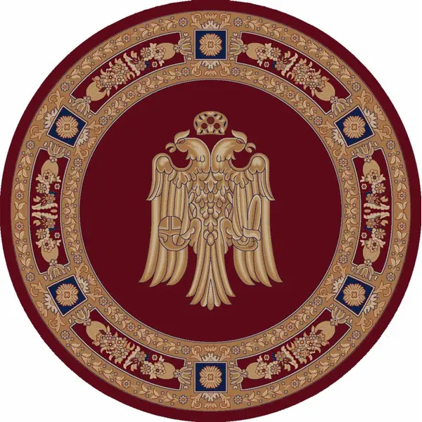 Εκκλησιαστικό Χαλί με δικέφαλο αετό με κλειστά φτερά Νο7000-5