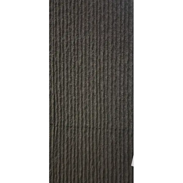 Πανελ επένδυσης Βράχου PU "Stripes" Ανοιχτο Μαυρο 0,60 X 1,20
