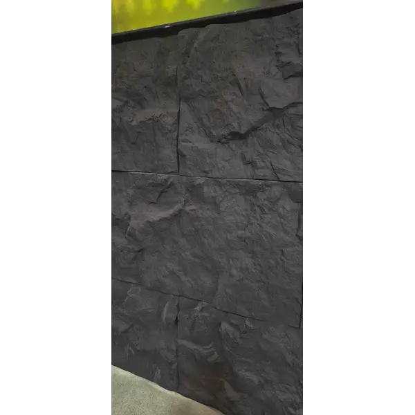 Πανελ επένδυσης Βράχου PU Rock 3D Μαύρος